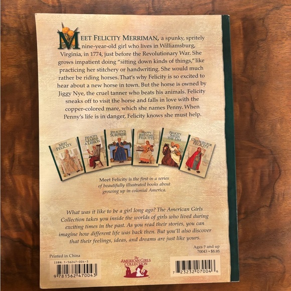 HTF Meet Felicity American Girl Pleasant Company book - Picture 2 of 3